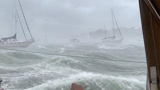 Boat Technician Films Storm At Cape Cod [upl. by Menides]