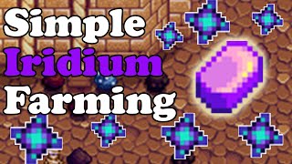 Farming Iridium Ore in Stardew Valley  Efficient Easy Guide [upl. by Ivon746]