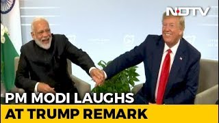 quotHe Speaks Very Good English Butquot PM Modi Laughs At Trump Remark [upl. by Eceryt]