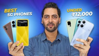 3 Best 5G Phones Under ₹12000 In India December 2022 [upl. by Ecnar466]