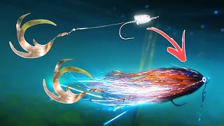 FLY TYING Pike Fly with a Builtin Popper Head 🔥 Hover Fly 20 by Niklaus Bauer [upl. by Grube]