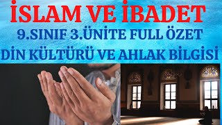 9Sınıf Din Kültürü ve Ahlak Bilgisi 3ünite Full Özet Ev Akademisi [upl. by Hedve]