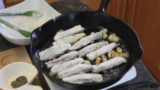 Pan Fried Capelin  Traditional Newfoundland  Bonitas Kitchen [upl. by Stanford]