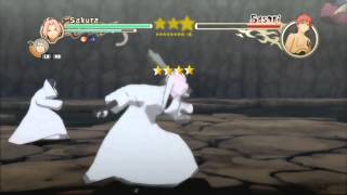 Naruto Ultimate Ninja Storm 2 Sakura Vs Sasori SRank HD English [upl. by Mcroberts412]