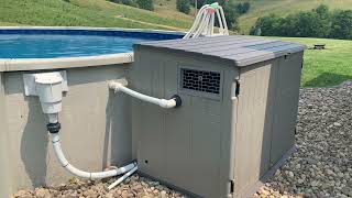 DIY Above Ground Pool Pump House [upl. by Malachi559]