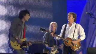 Paul McCartney and Ronnie Wood Get Back HD Live [upl. by Koetke]