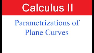 Parametrization of Plane Curves [upl. by Errehs]