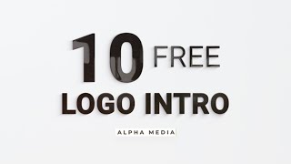 10 free Amazing logo intro After Effect Template [upl. by Reimer734]