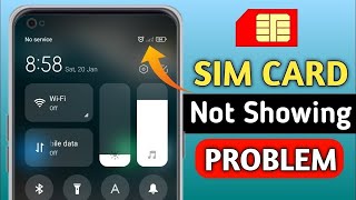 Sim not showing 2025  Sim card Not Showing  No Service Problem  Airtel Network Blank Problem [upl. by Viens729]