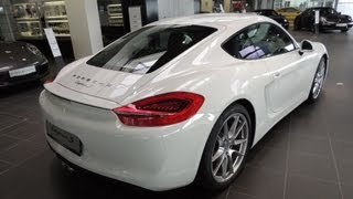 NEW 2013 Porsche Cayman S 981 White [upl. by Anillehs]