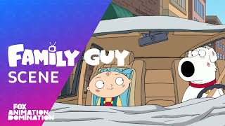 Stewie amp Brian Fall Asleep While Driving  Season 17 Ep 19  FAMILY GUY [upl. by Borchers90]