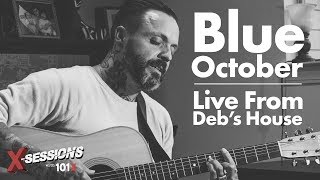 Blue October LIVE Full Acoustic Performance from Debs House  101X [upl. by Ahsemik]