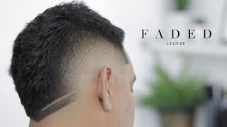 HAIRCUT TUTORIAL BURST FADE MOHAWK [upl. by Kaleena147]