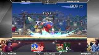 Zenith 2013  Hungrybox vs Wizzrobe  Grand Finals  Project M [upl. by Laleb]