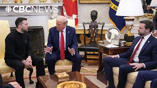 FULL EXCHANGE Zelenskyy and Trumps heated argument at the White House [upl. by Einneg717]