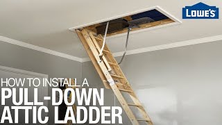 How to Install an Attic Ladder [upl. by Latashia]