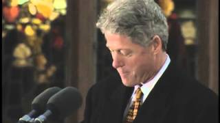 President Clintons Remarks in Londonderry 1995 [upl. by Rotciv]