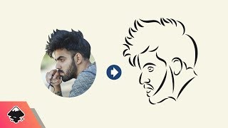 Inkscape Tutorial Line Portrait [upl. by Sajet]