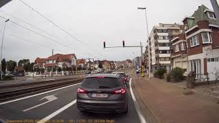 A Drive through Koksijde and Koksijde Bad [upl. by Eimac754]