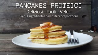 🍓🥞 Pancakes Proteici deliziosi e light 🥞🍓 [upl. by Mika164]