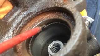 Replacing rear brake caliper seals [upl. by Newel499]