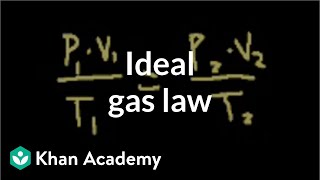 Thermodynamics part 2 Ideal gas law  Thermodynamics  Physics  Khan Academy [upl. by Drofnelg]