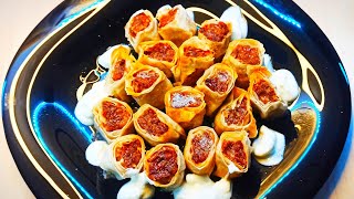 Fırında Yalancı Beyti Sarma Tarifi  Beyti Kebabı Nasıl Yapılır 15 [upl. by Jolynn]