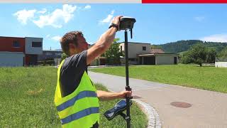 How to use the Leica GS18 T GNSS RTK rover [upl. by Naniac]