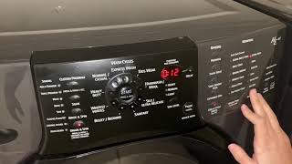 Whirlpoolkenmore elite he4t washer diagnostic mode [upl. by Nirrak724]