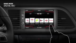 Radio Tutorial Infotainment System SEAT LEON 2018  SEAT [upl. by Aila]