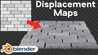 How to Use Displacement Maps in Blender Tutorial [upl. by Lira566]