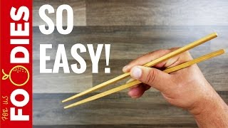 How To Use Chopsticks  In About A Minute 🍜 [upl. by Baumbaugh252]