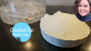 How to Make Crushed Ice for Cocktails  Simply Jocelyn [upl. by Nayllij552]