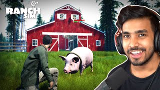 CLEARING THE GARDEN  RANCH SIMULATOR GAMEPLAY 9 [upl. by Yecak]