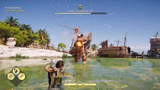 Assassins Creed Odyssey  How to Kill Steropes The Lightning Bringer [upl. by Tia32]