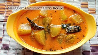 Mangaluru southekayi huli  Mangalore Cucumber Curry Recipe  Udupi Mangalore style [upl. by Ahcsat]