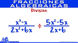 División de fracciones algebraicas [upl. by Kcirdorb]