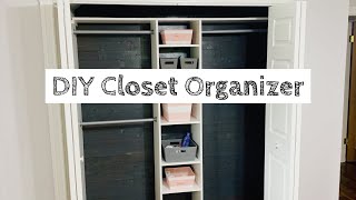 DIY Closet Organizer Build  Cheap and Easy [upl. by Igig]