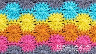 HOW to CROCHET CATHERINES WHEEL  Crochet Stitch Pattern by Naztazia [upl. by Eiramlatsyrc]