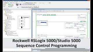 AB05 Rockwell RSLogix 5000 amp Studio 5000 Sequence Control Programming [upl. by Littell]