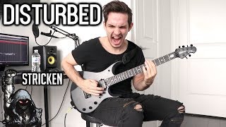 Disturbed  Stricken  GUITAR COVER 2019  Screen Tabs [upl. by Erroll]