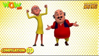 Motu Patlu  Non stop 3 episodes  3D Animation for kids  80 [upl. by Dihgirb]