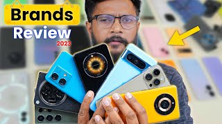 All Smartphone Brands Review in India  2023 Reality [upl. by Mahgem]