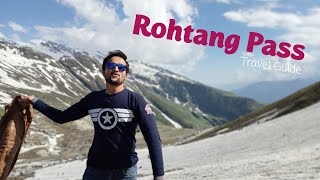 Rohtang Pass Manali  Rohtang Pass Tour Budget  Rohtang Pass Tour in Hindi  Rohtang Pass Guide [upl. by Sitruk]