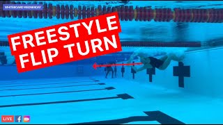 How To Do A Freestyle Flip Turn  5 Step Guide [upl. by Htabazile]