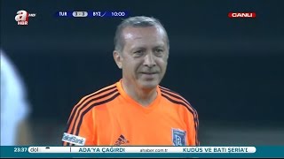 Başbakan Recep Tayyip Erdoğan Vs Ünlüler Maçı  43 Tek Parça HQ 1080p [upl. by Laro634]