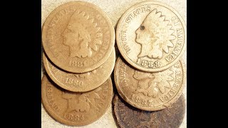 Indian Head Pennies From 18801889 [upl. by Werdn427]