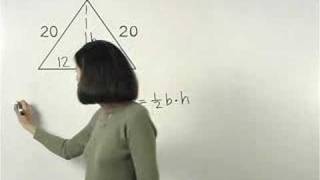 Area of a Triangle  MathHelpcom  Geometry Help [upl. by Aseel]