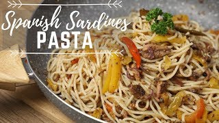 Easy Spanish Sardines Pasta Recipe [upl. by Soulier]