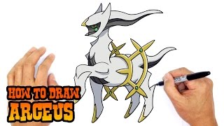 How to Draw Arceus  Pokemon [upl. by Gnivri]